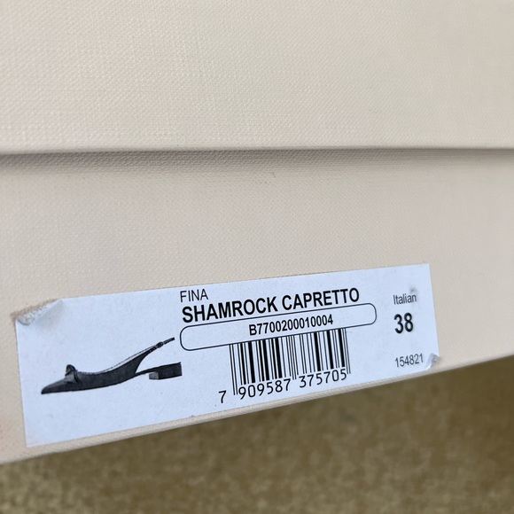 🎊HP🎊NWT ALEXANDRE BIRMAN Fina Leather Slingbacks Flat 38/8 Green MSRP $550 - Picture 15 of 16